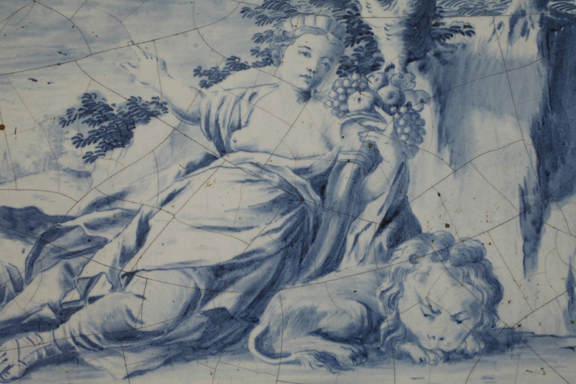 Große barocke Wandfliese - Bild 2 aus 5