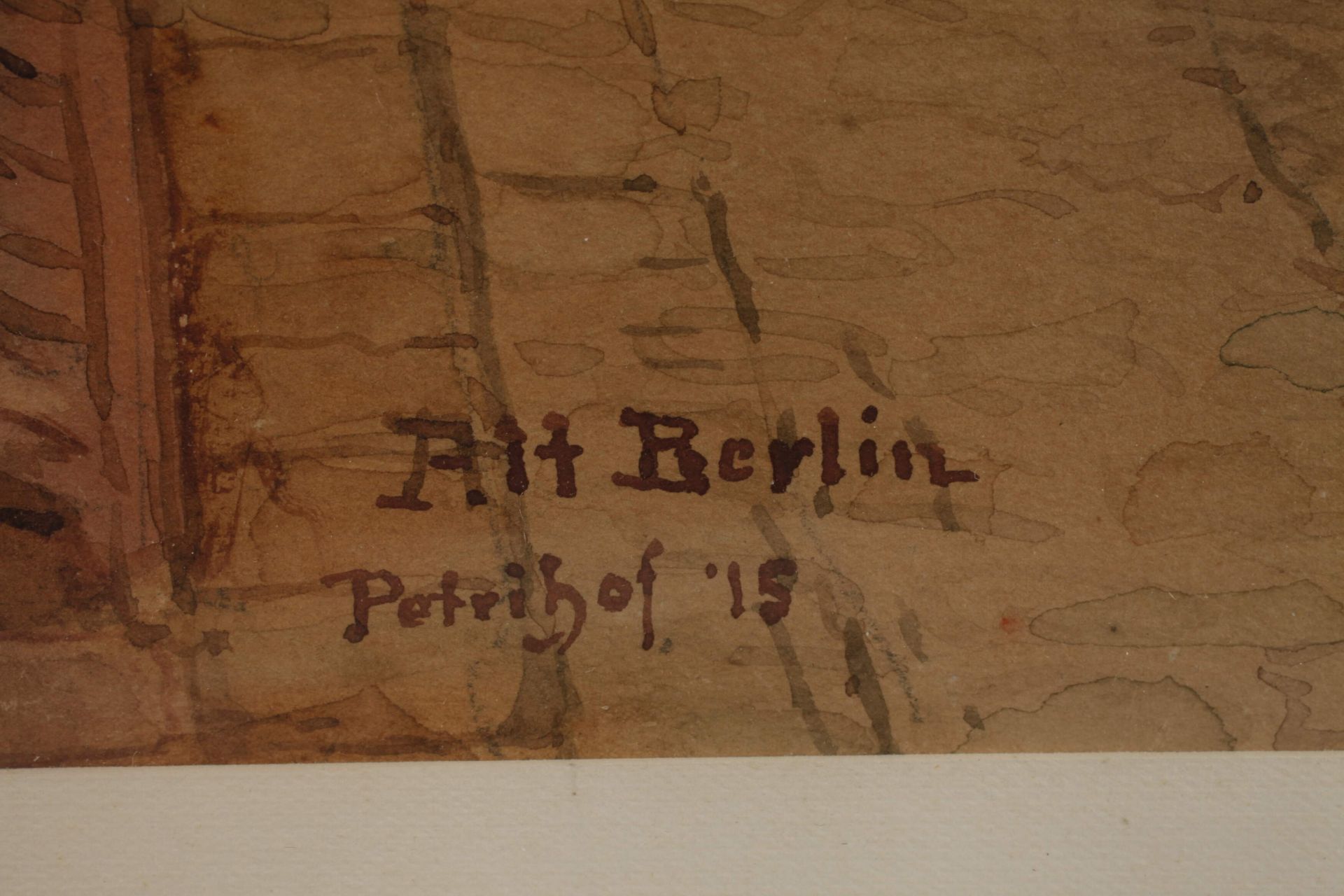 Moritz Wimmer, Petrihof in Alt Berlin - Image 3 of 3