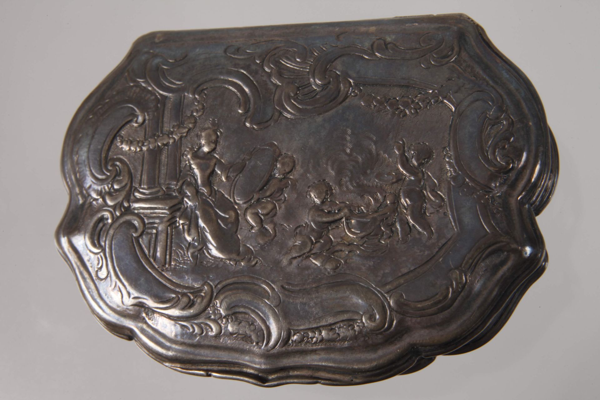 Baroque Tabatiere Silver Paris - Image 2 of 5