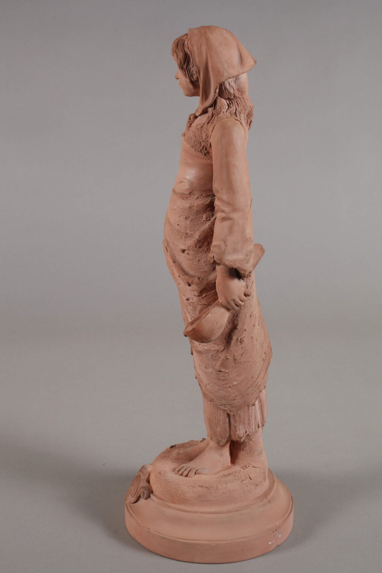 Henry Weisse, terracotta figure "La Cigale" - Image 3 of 9