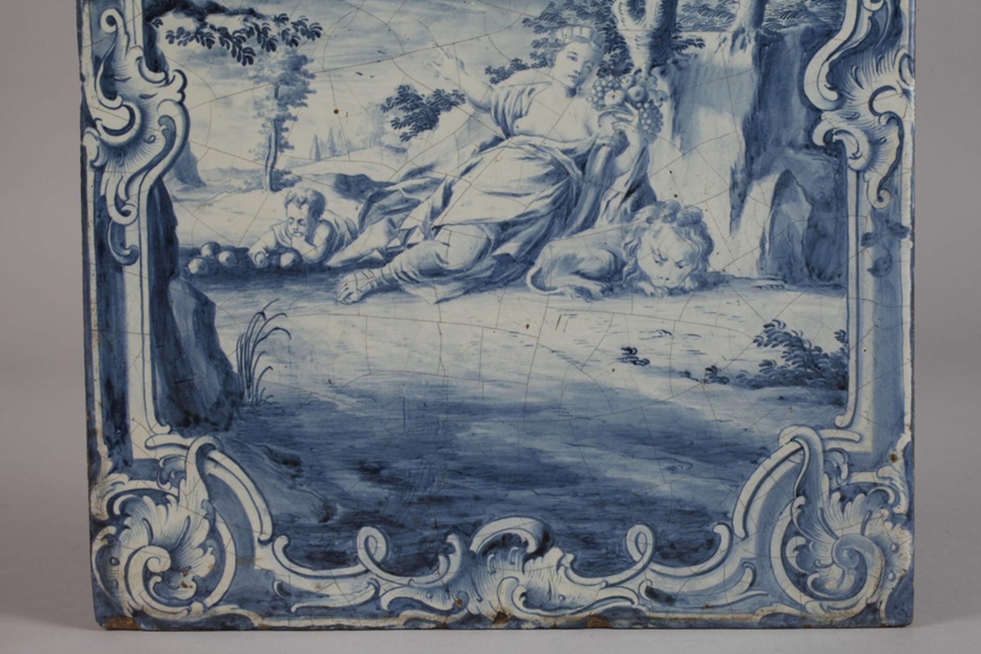 Große barocke Wandfliese - Bild 4 aus 5