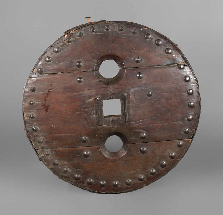 Ancient wooden wheel