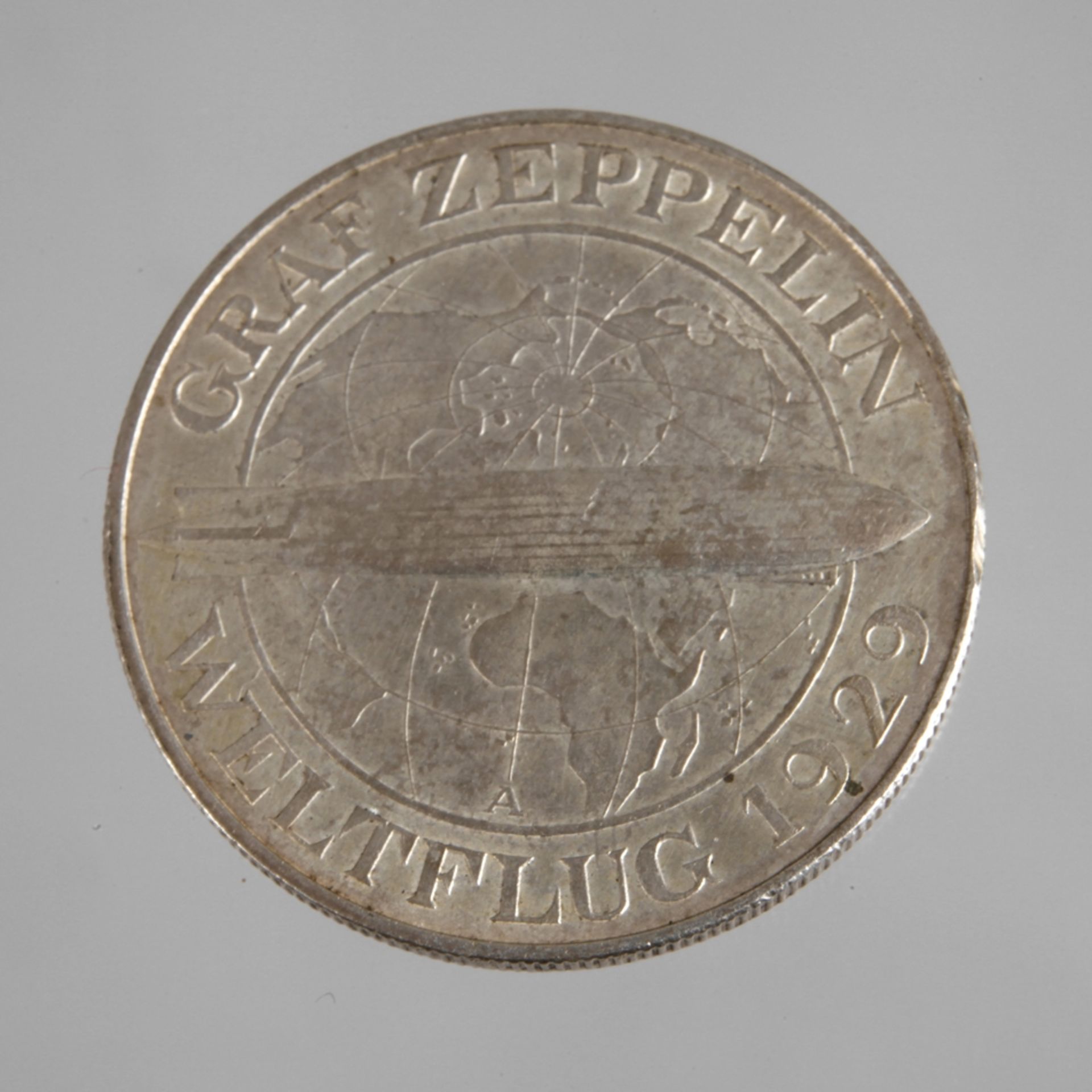 Five Reichsmark Zeppelin