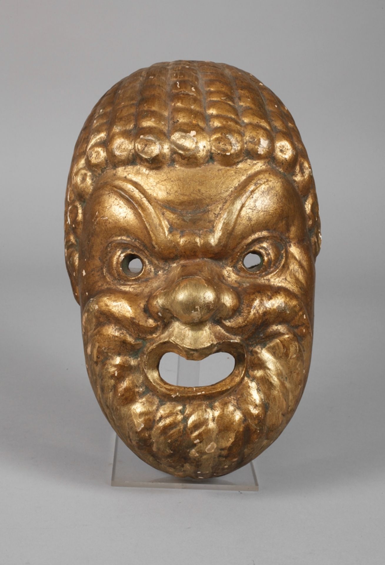 Carved wall mask