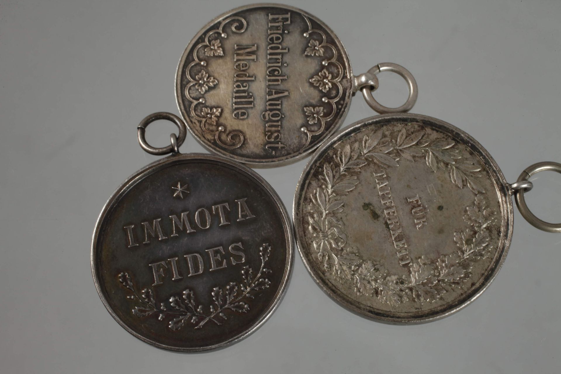 Drei Medaillen Braunschweig, Sachsen, Hessen - Bild 3 aus 3
