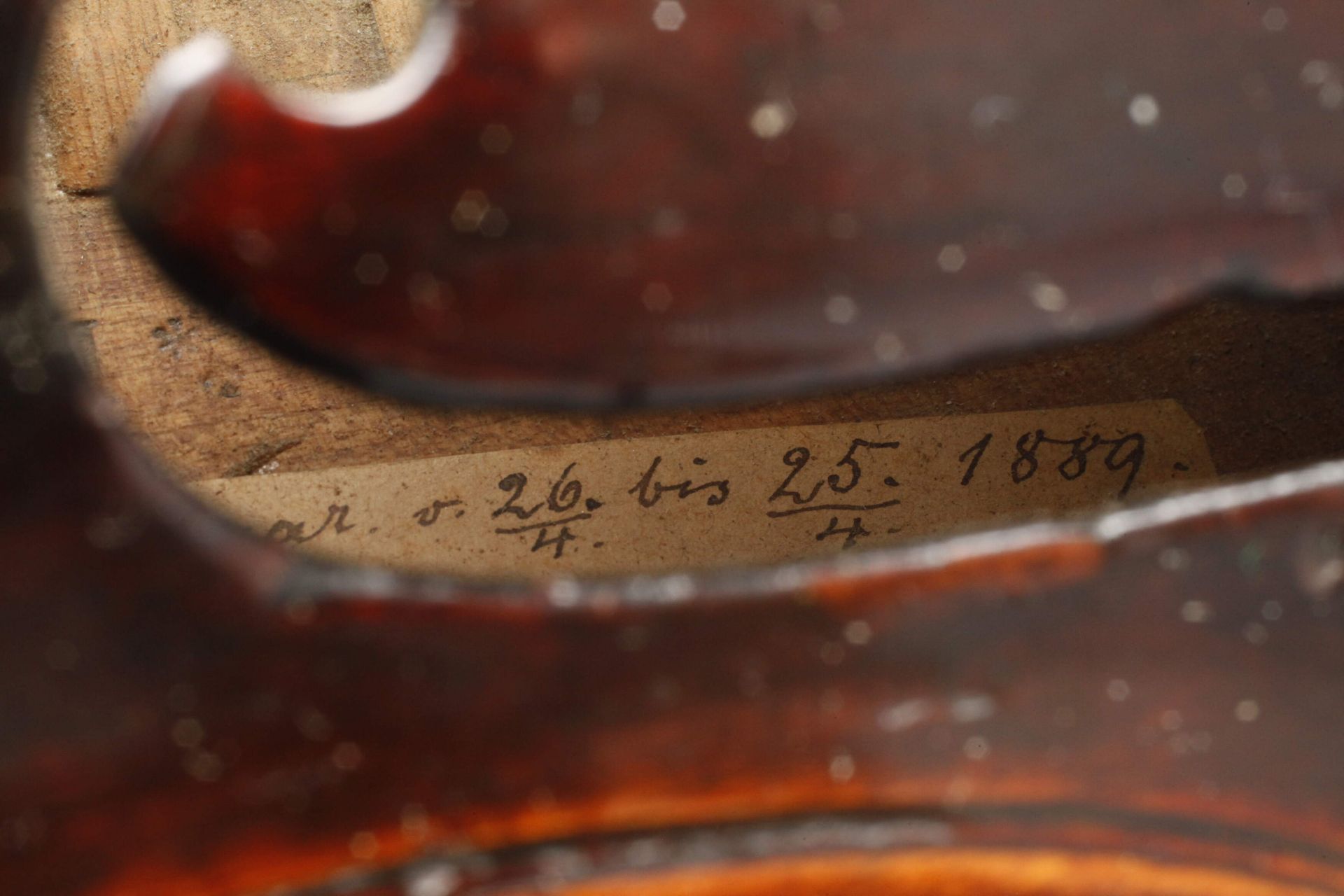 Violine Johann Gottfried Hamm - Image 8 of 10