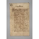 Urkunde Johann Nicolaus von Gersdorff zu Pulsnitz