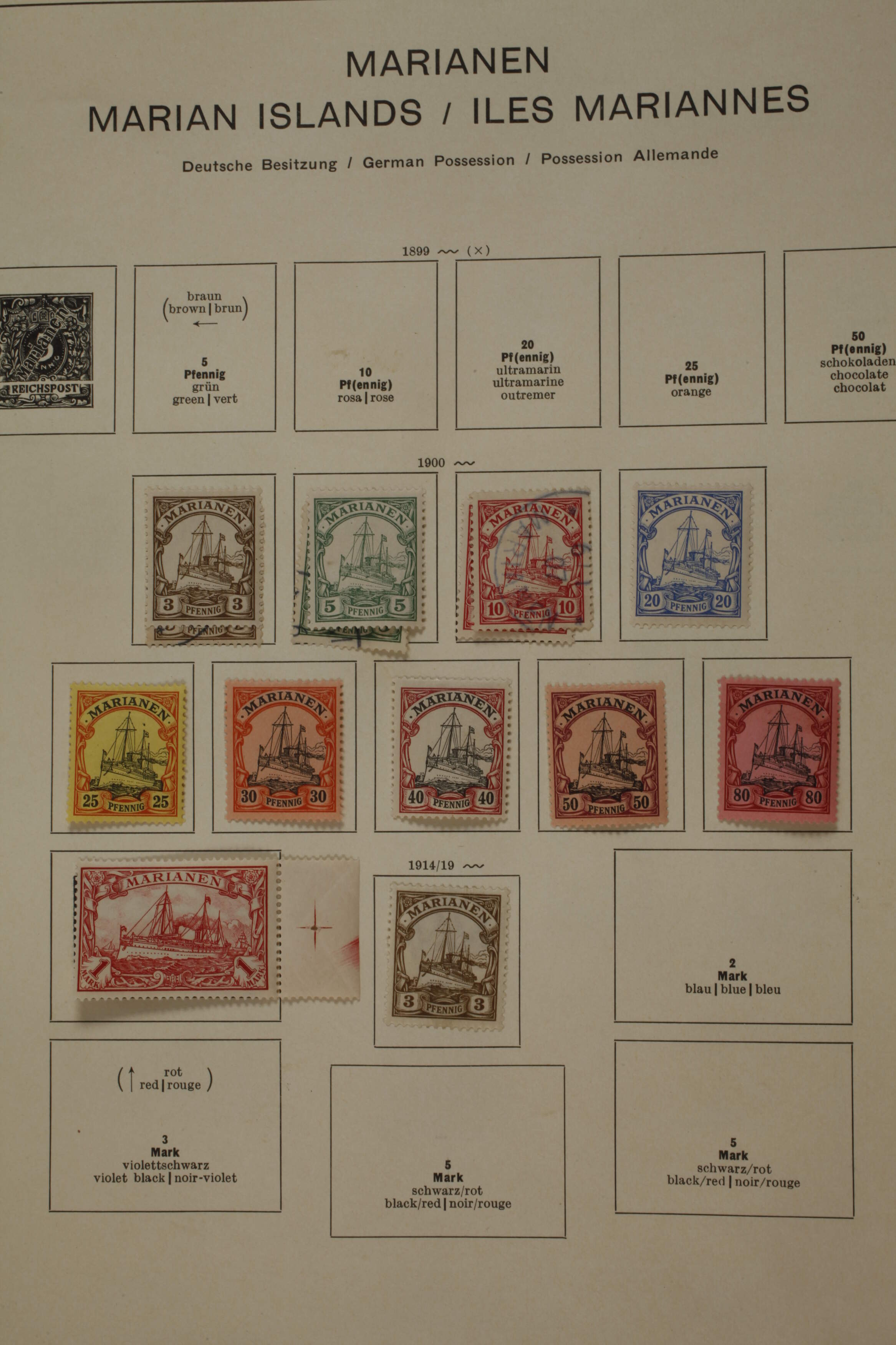 Briefmarkensammlung Deutsche Kolonien - Image 9 of 12