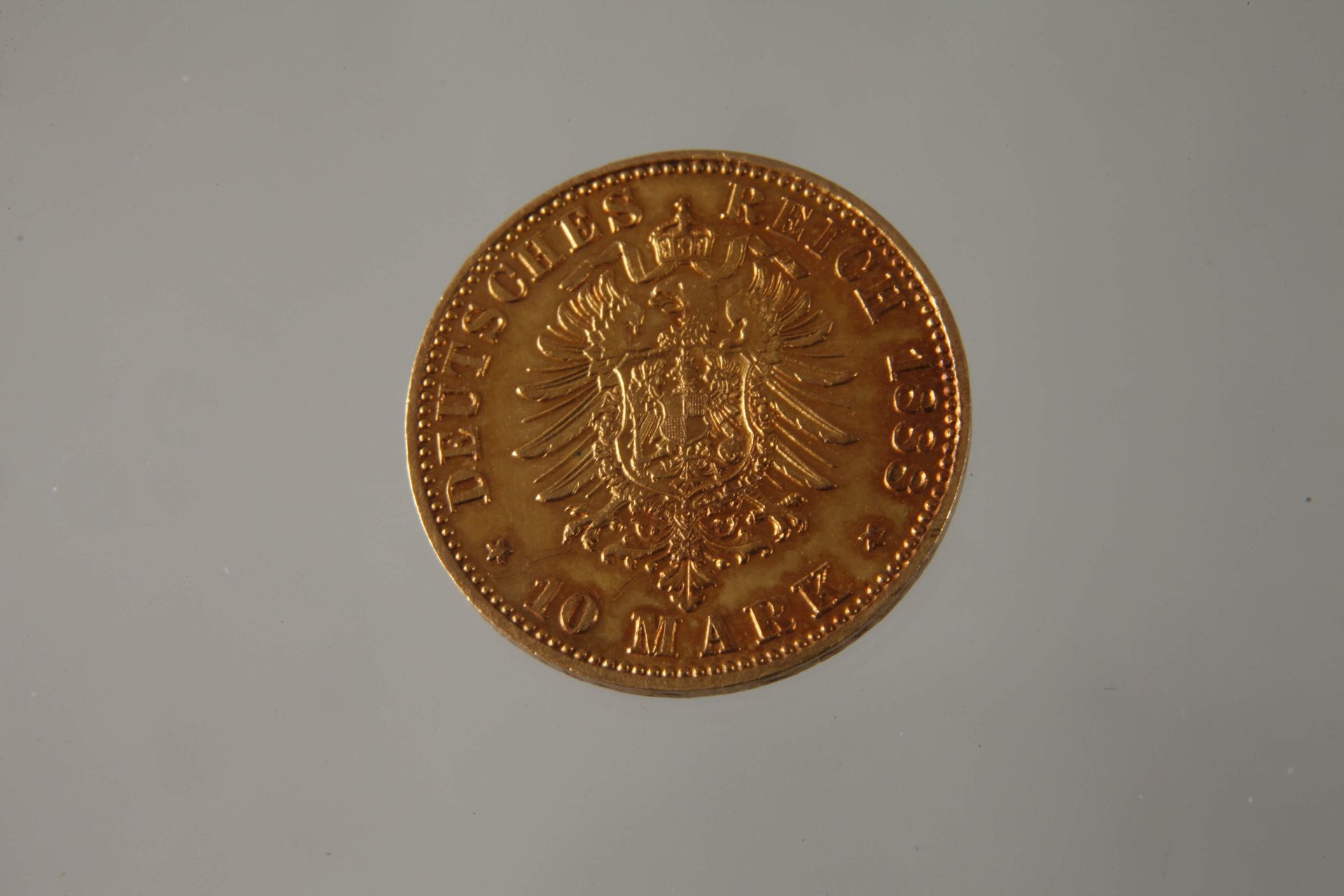 10 Goldmark Preußen - Image 3 of 3