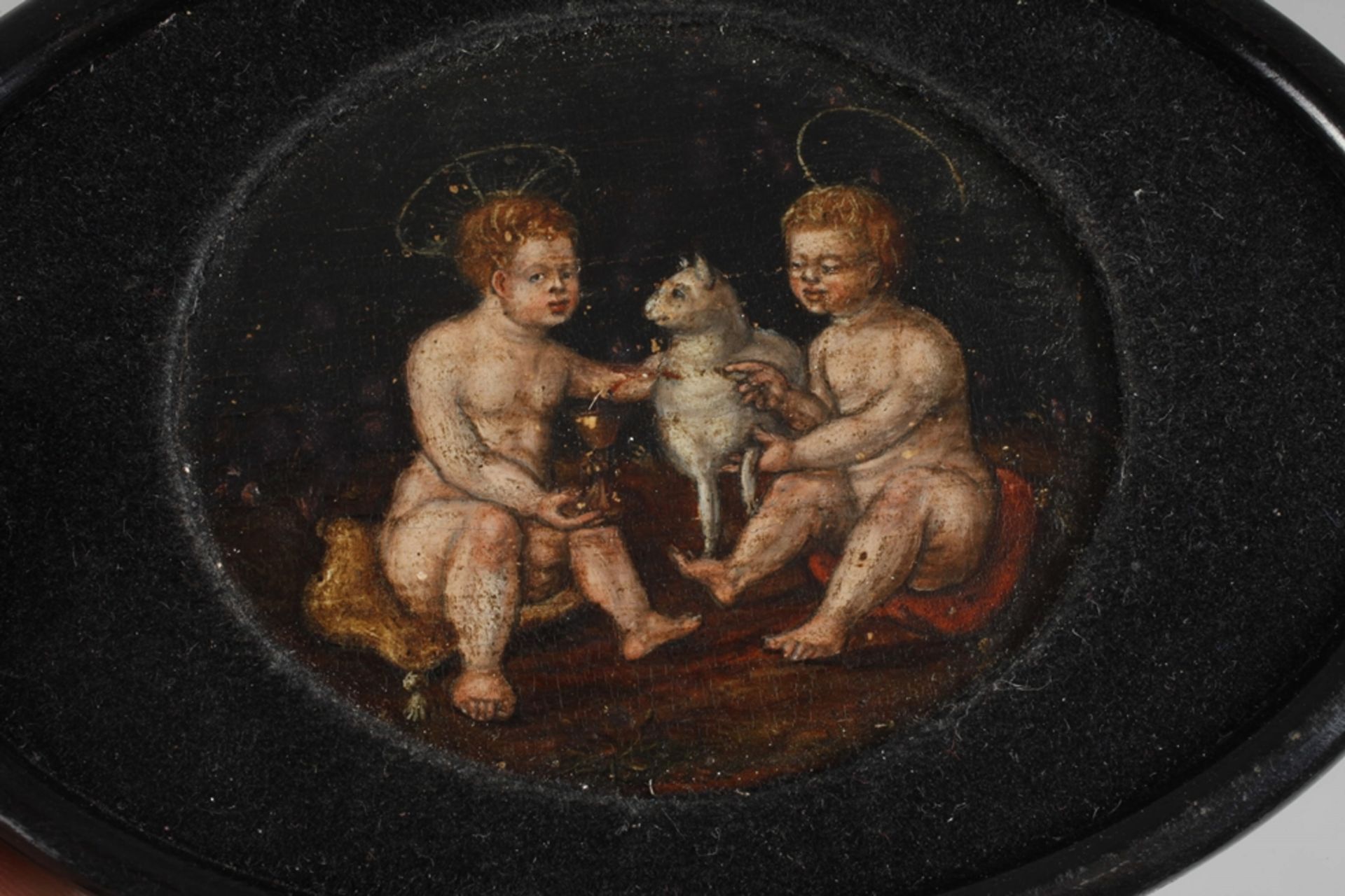 Feine barocke Miniaturmalerei - Bild 2 aus 3