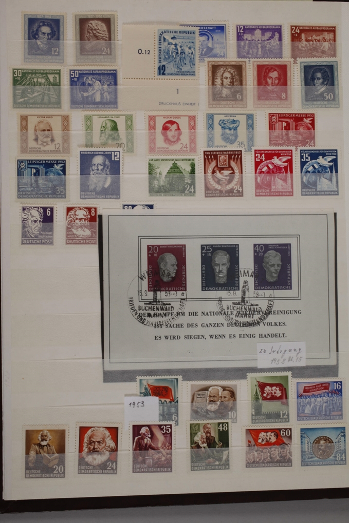 Stamp collection SBZ and DDR - Image 4 of 11