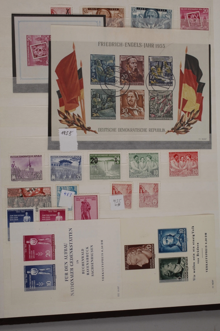 Stamp collection SBZ and DDR - Image 3 of 11