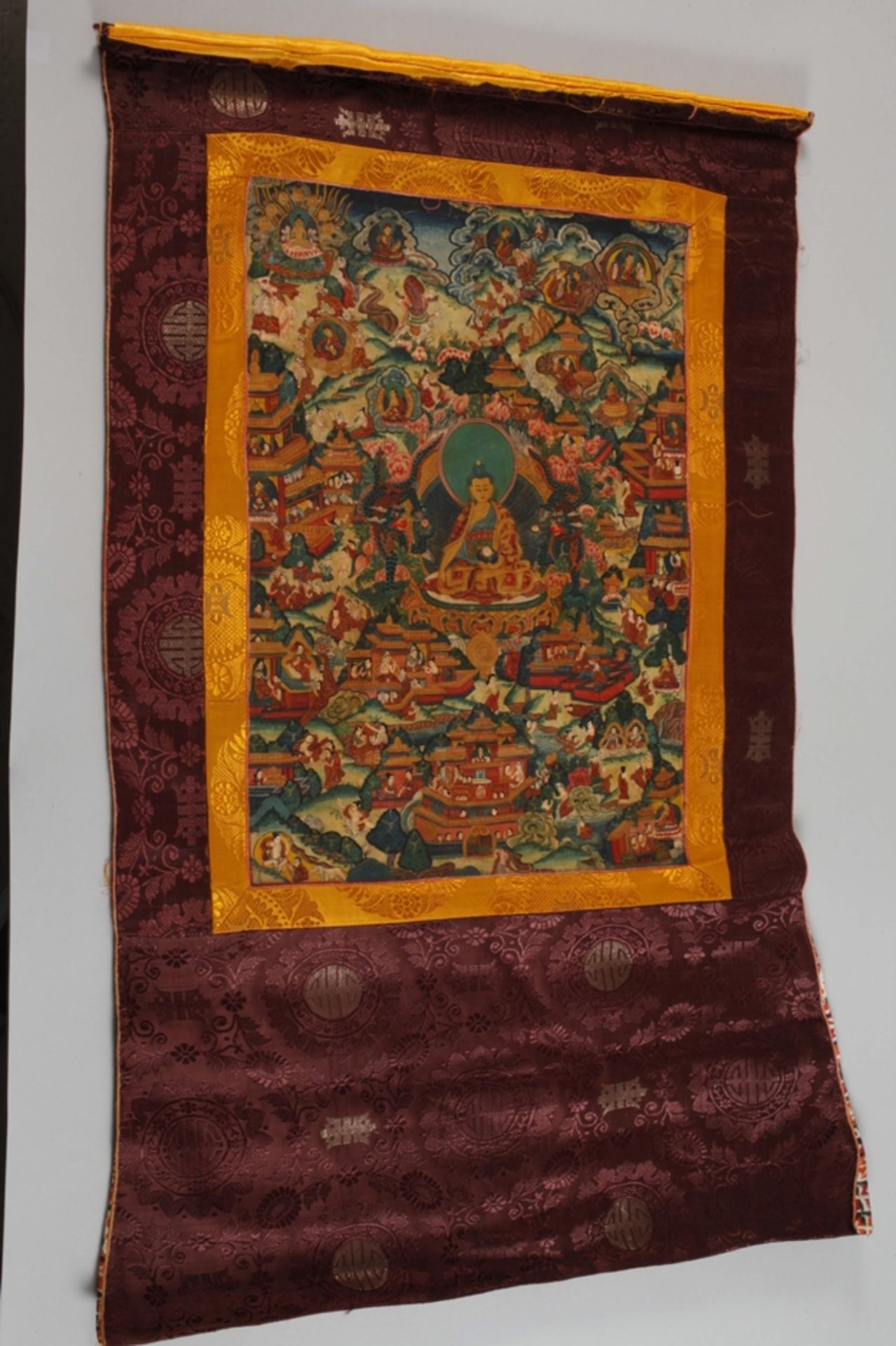 Thangka Leben des Buddha Shakyamuni - Image 2 of 4