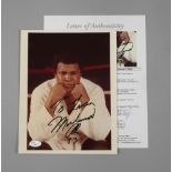 Muhammad Ali, Foto mit Autograph
