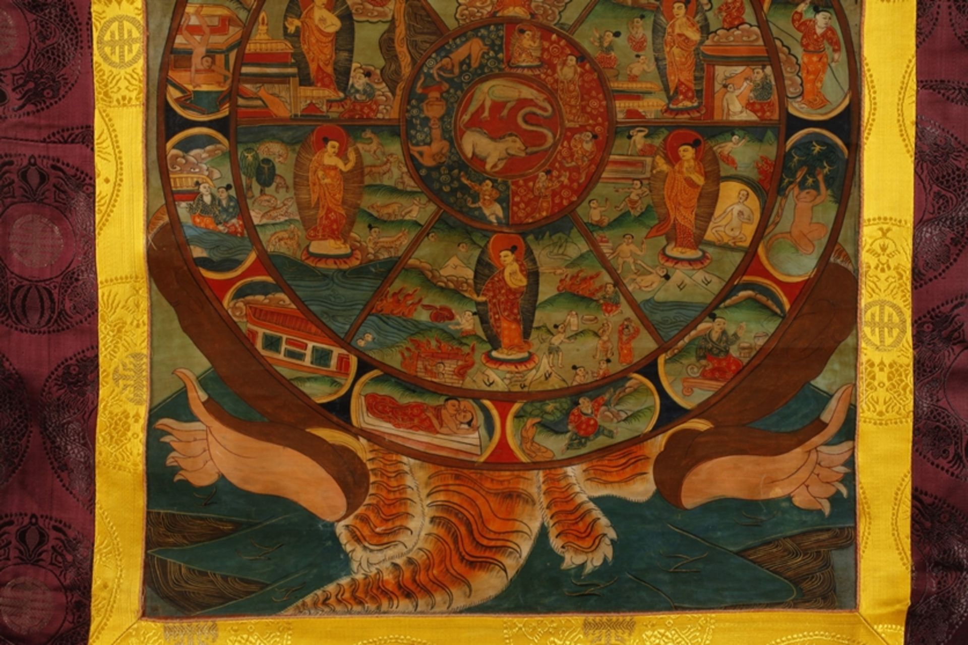 Thangka Samsara - Image 4 of 5