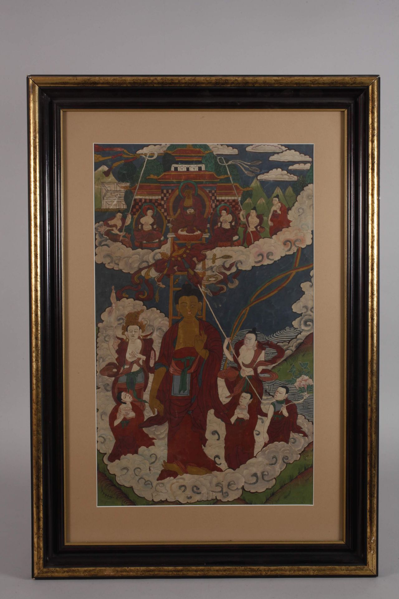 Thangka Stehender Buddha Shakyamuni - Bild 2 aus 4