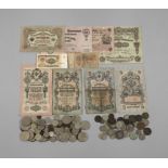Konvolut Münzen und Banknoten Russland