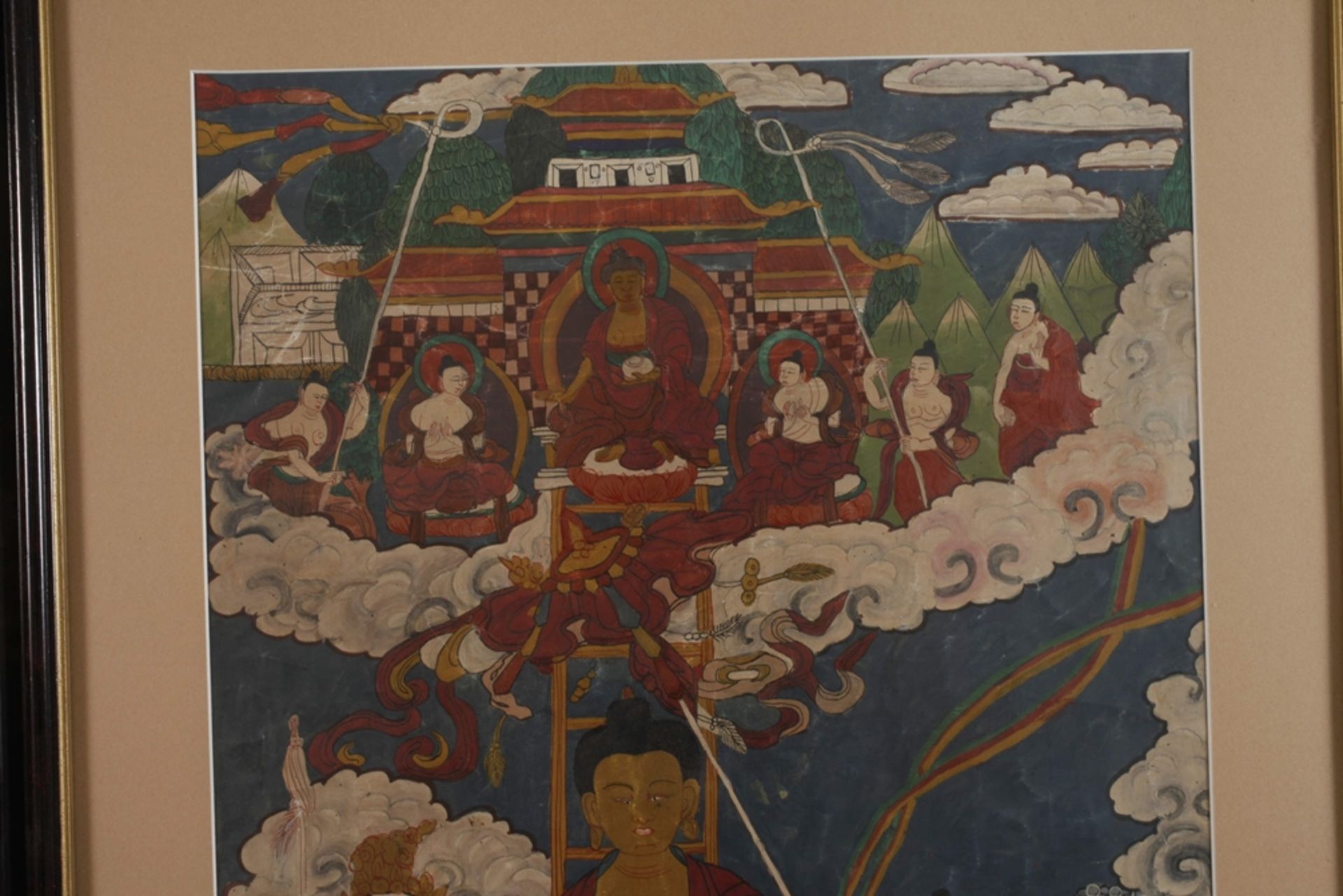 Thangka Stehender Buddha Shakyamuni - Bild 3 aus 4