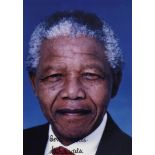 Nelson Mandela, Foto mit Autograph