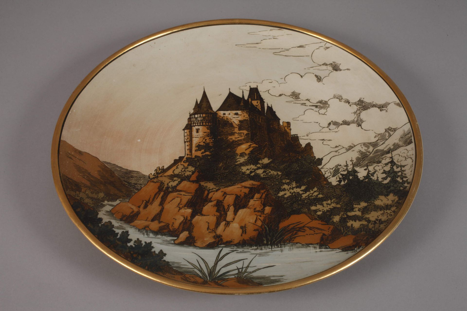 Villeroy & Boch Mettlach Wall Plate Castle View - Image 2 of 5