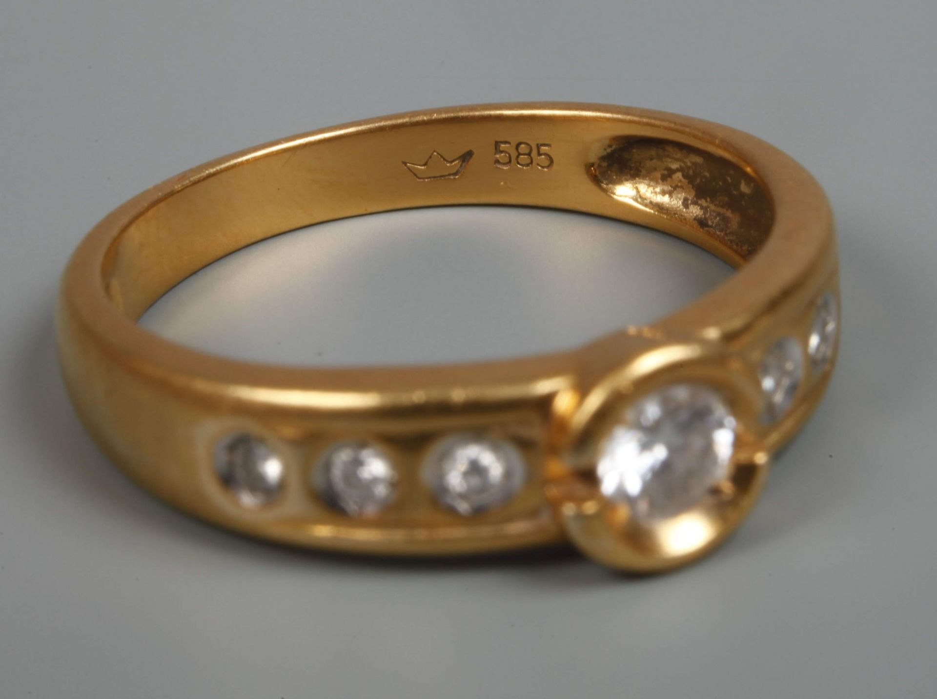 Ladies' ring with brilliants - Image 3 of 3