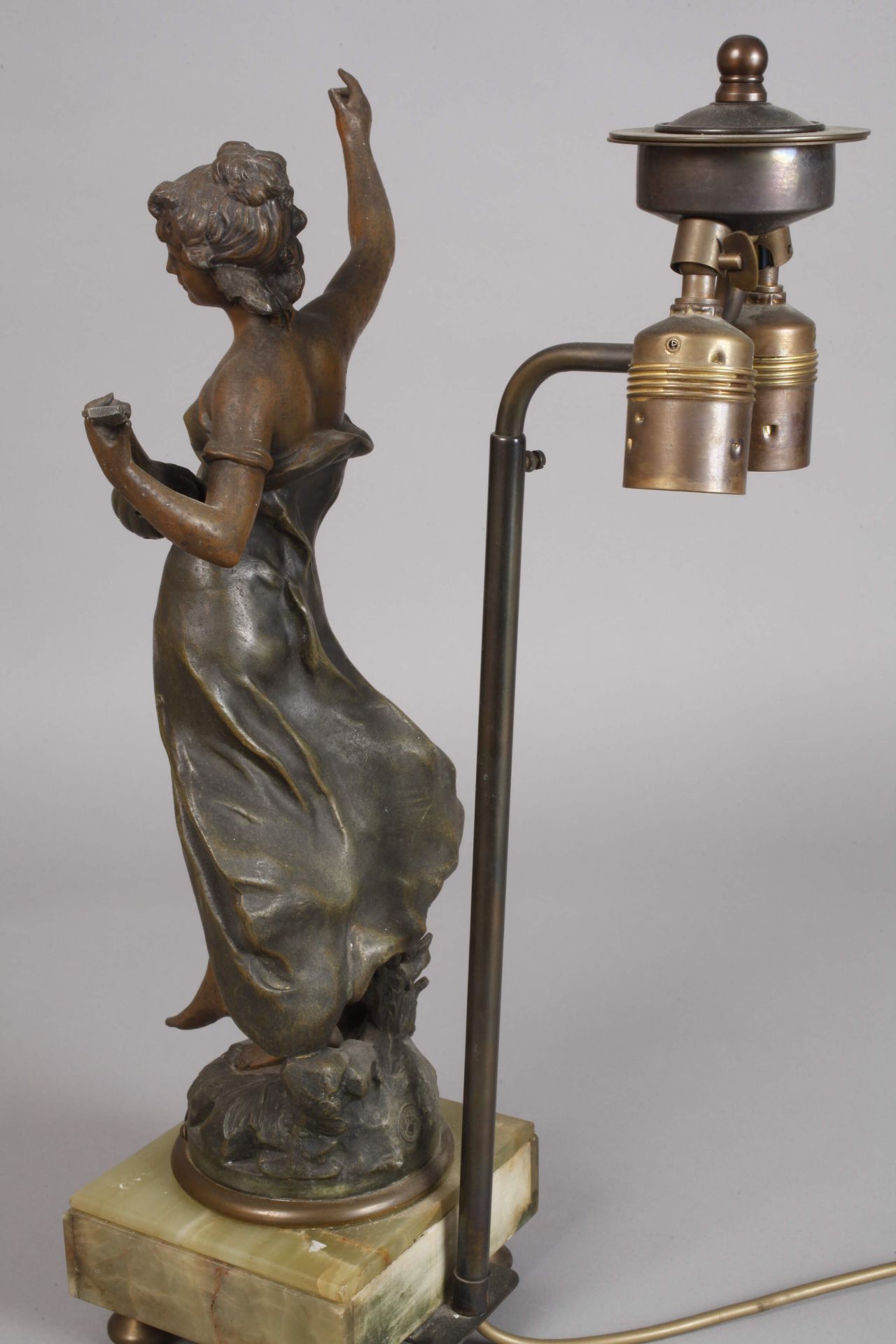 Auguste Moreau, salon lamp "Mélodie" - Image 4 of 7