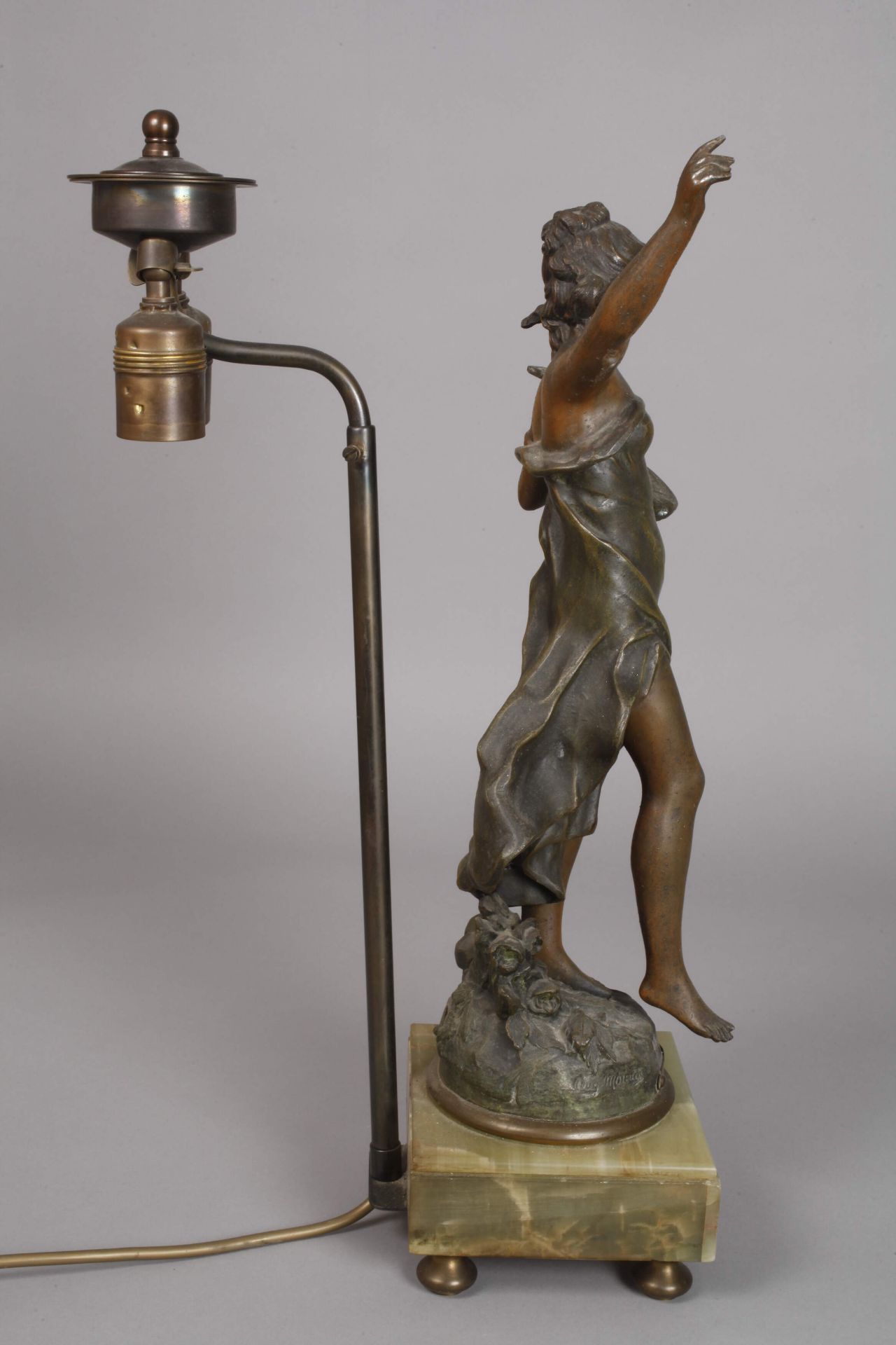 Auguste Moreau, salon lamp "Mélodie" - Image 5 of 7