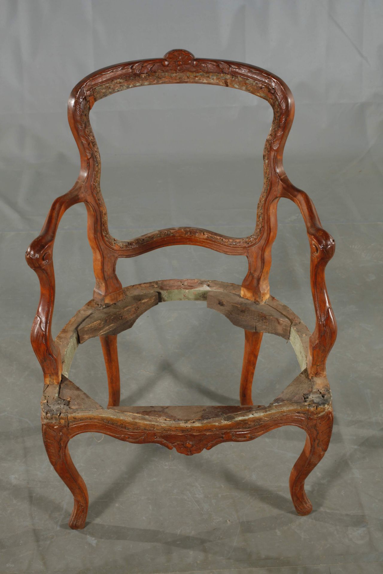 Six armchairs baroque - Image 3 of 7