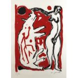 AR Penck, Nashorn und Frau