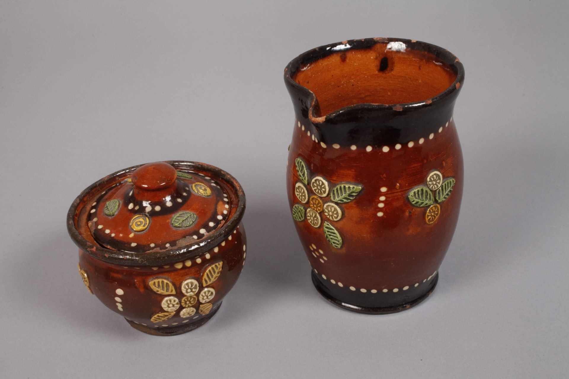 Convolute of Marburg peasant ceramics - Image 4 of 4