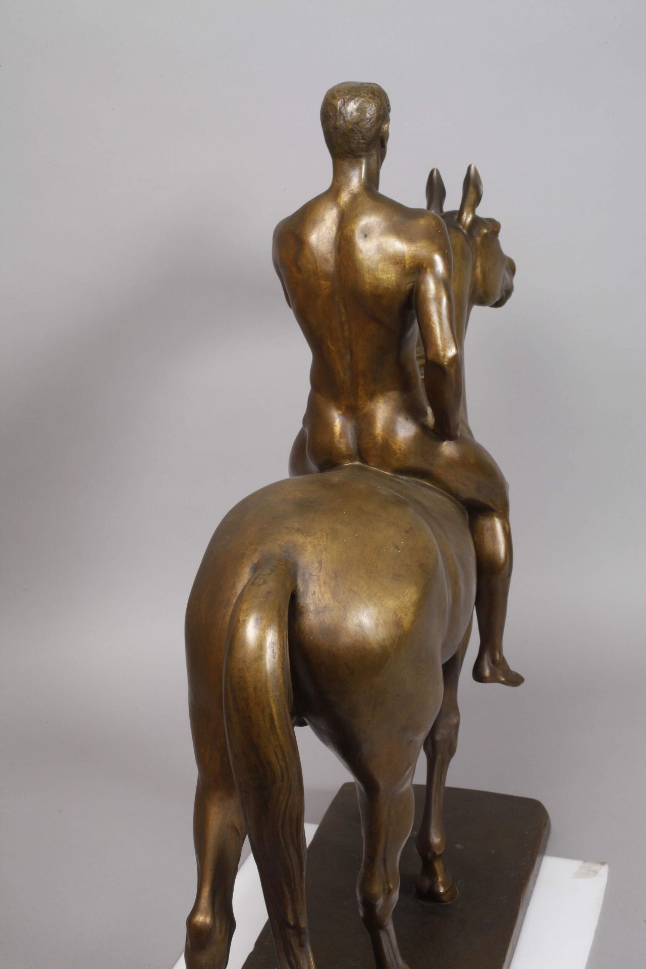 August Waterbeck, Large equestrian sculpture - Image 4 of 10