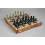 Schachspiel Steinschnitzerei