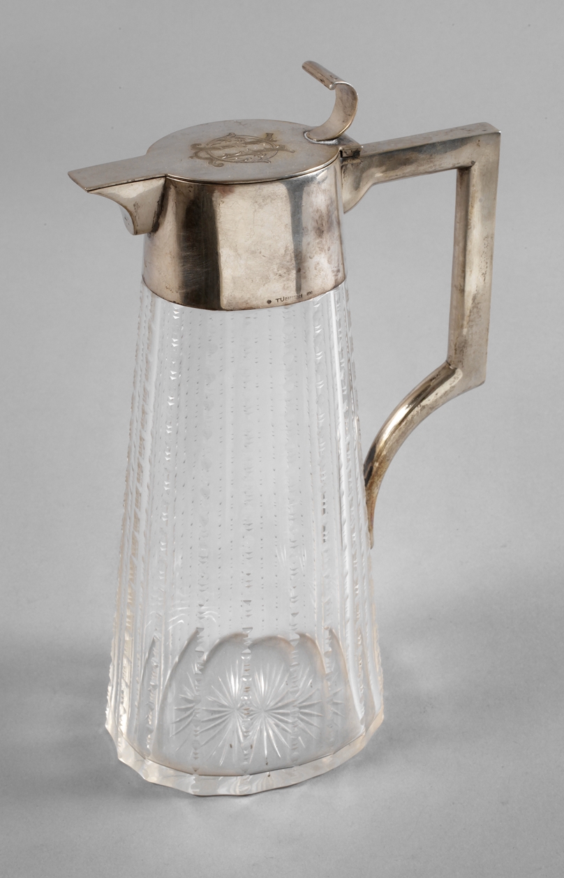 Carafe with silver mount