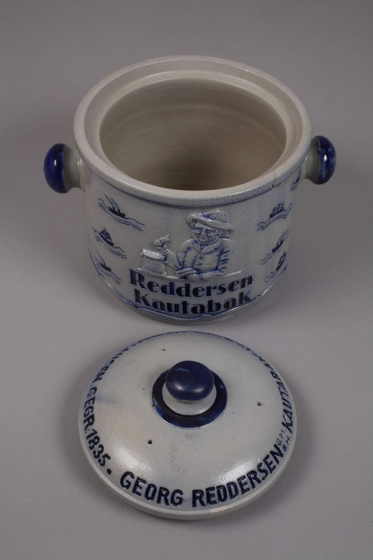 Westerwald three chewing tobacco pots - Image 3 of 4