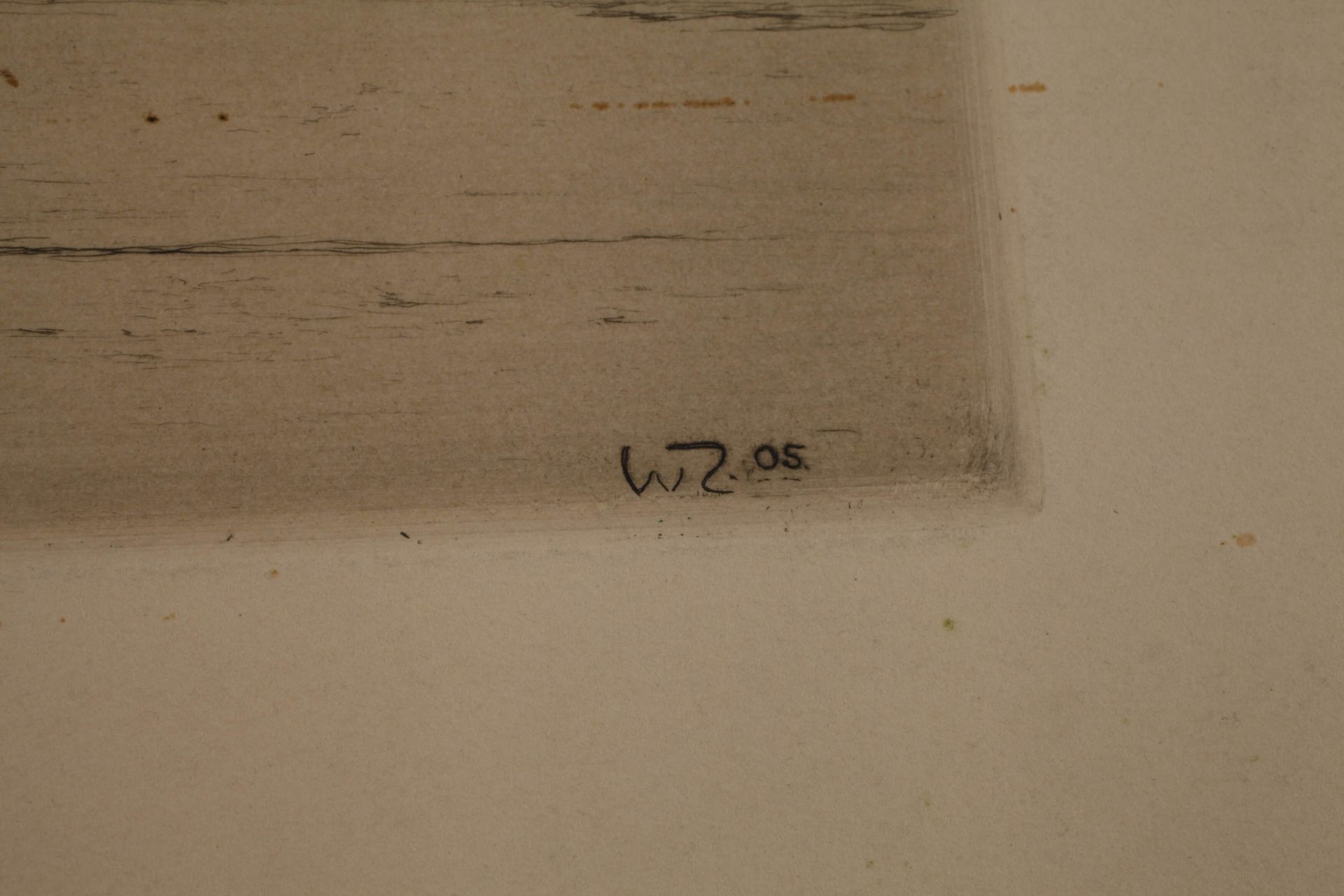 Walter Zeising, zwei Radierungen Dresden - Bild 3 aus 6