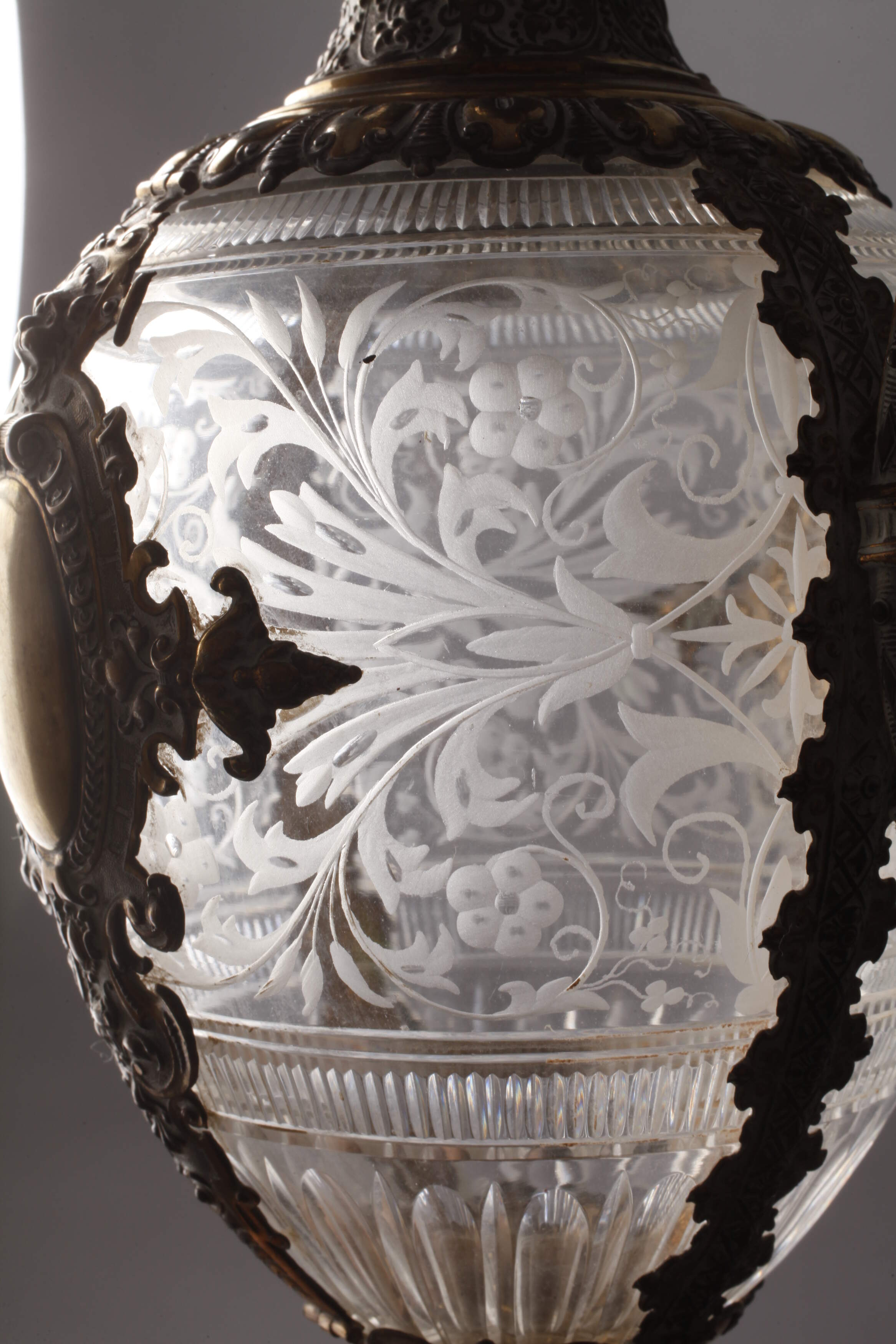 Precious Historism carafe with silver mounting - Image 5 of 5