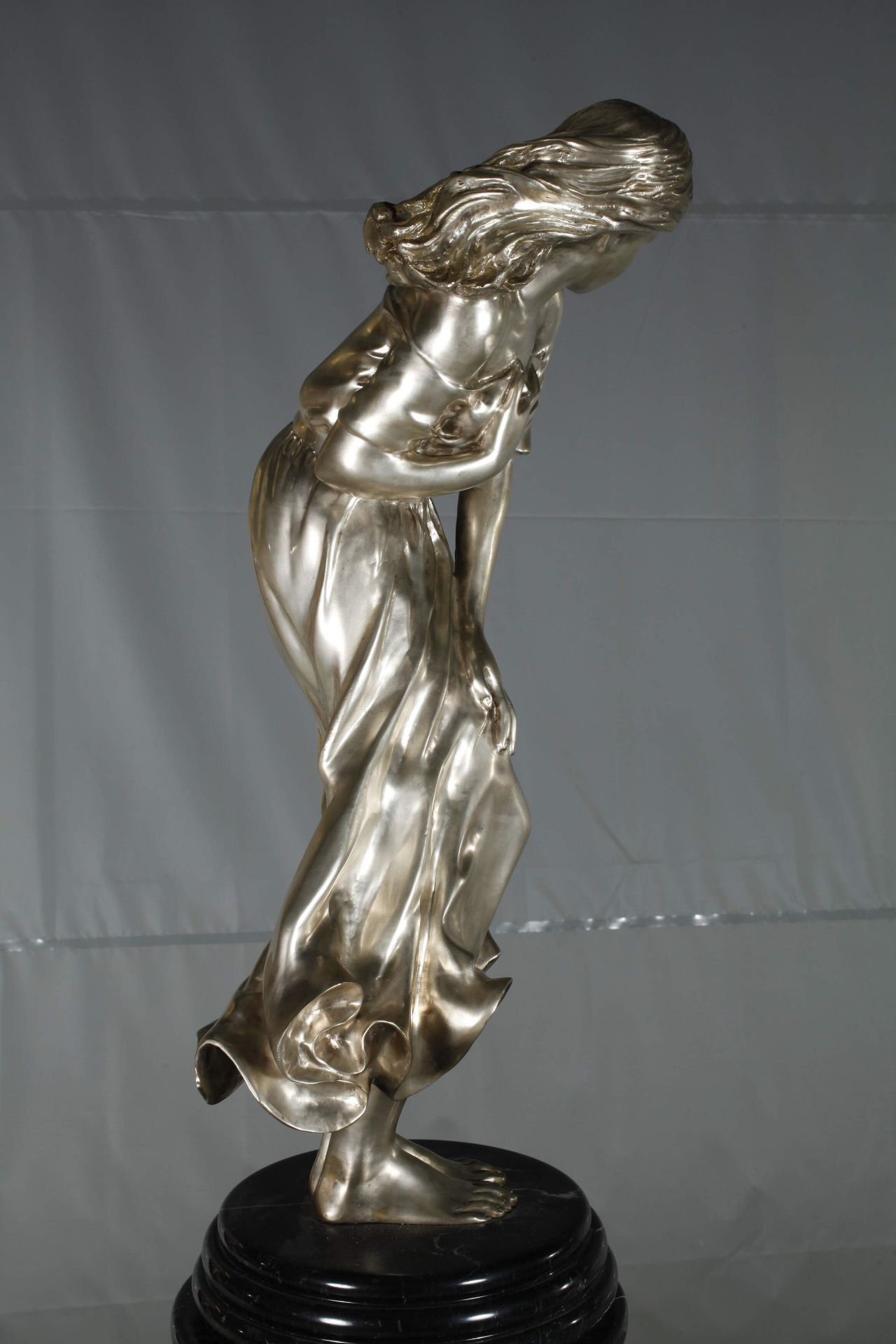 Large Art Nouveau bronze " Chastity" - Image 6 of 8