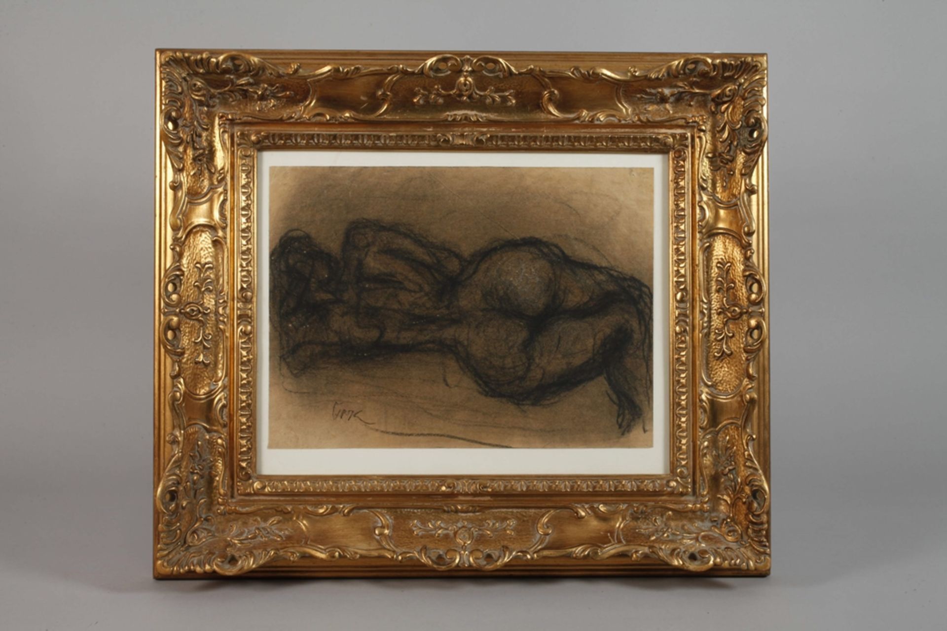 Friedrich Peter Kaiser, supine nude</b> - Image 2 of 6
