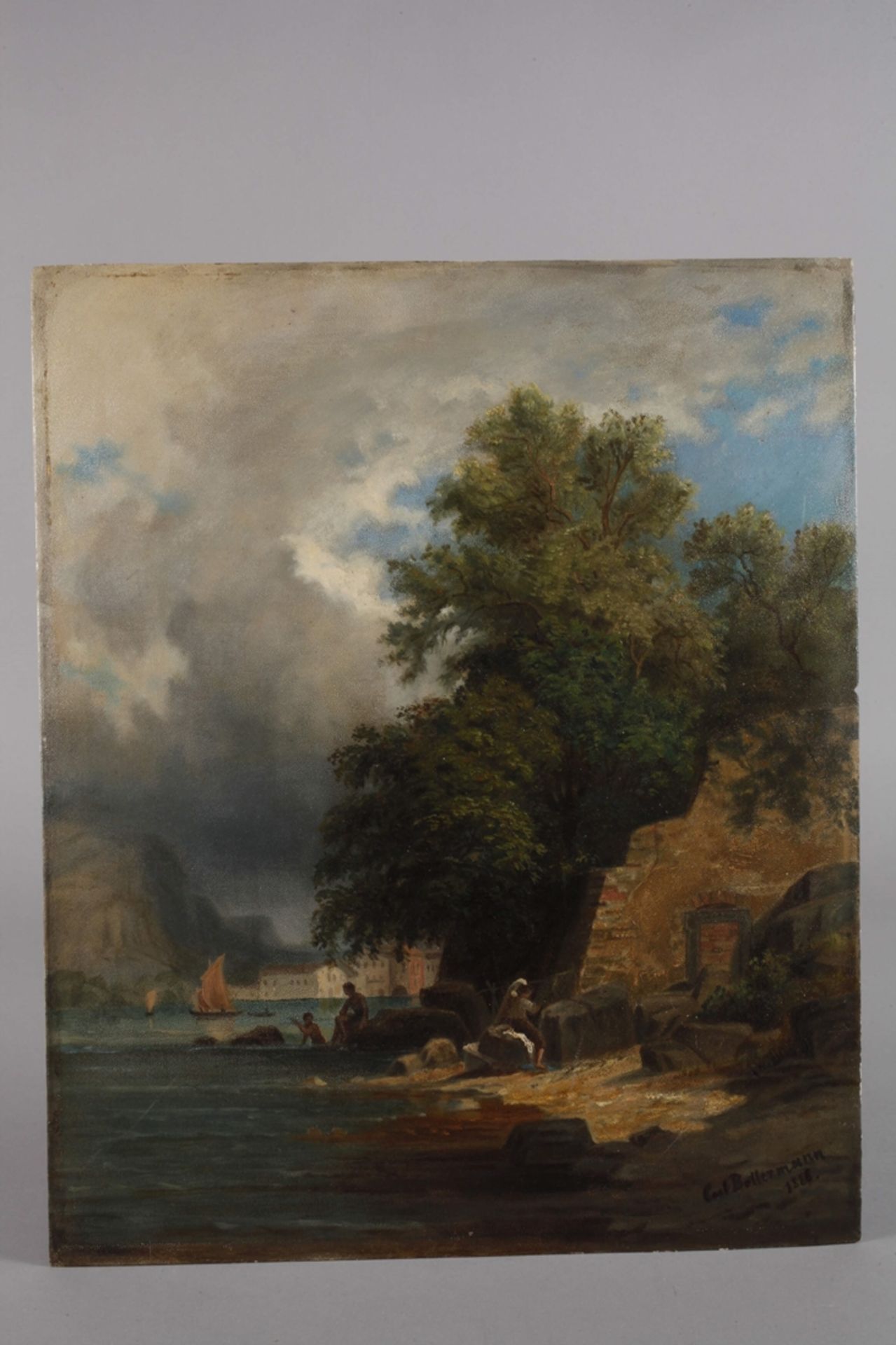 Carl Bollermann, Landschaft am Meer - Bild 2 aus 4