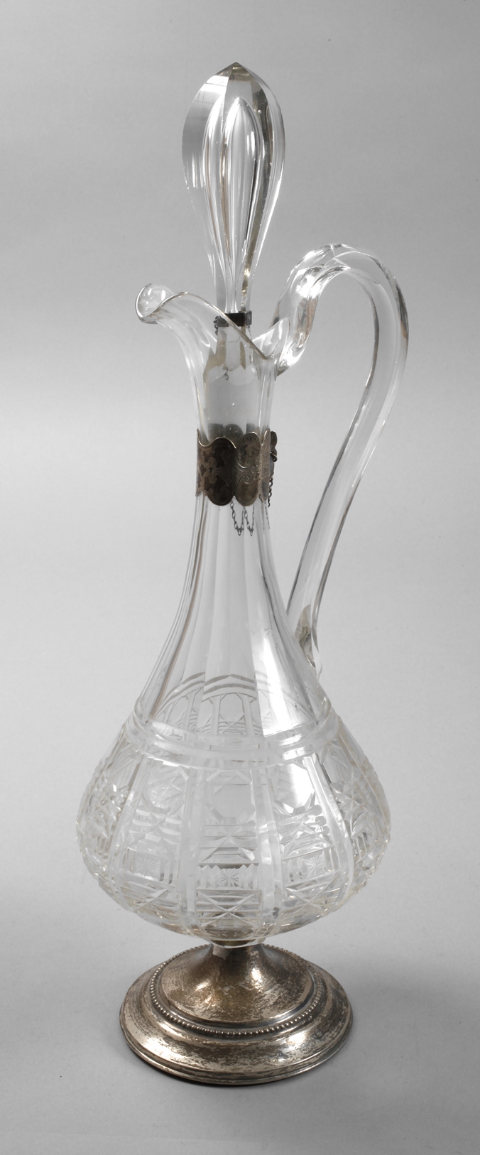 Carafe with silver mount