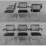 Marcel Breuer sechs Freischwinger