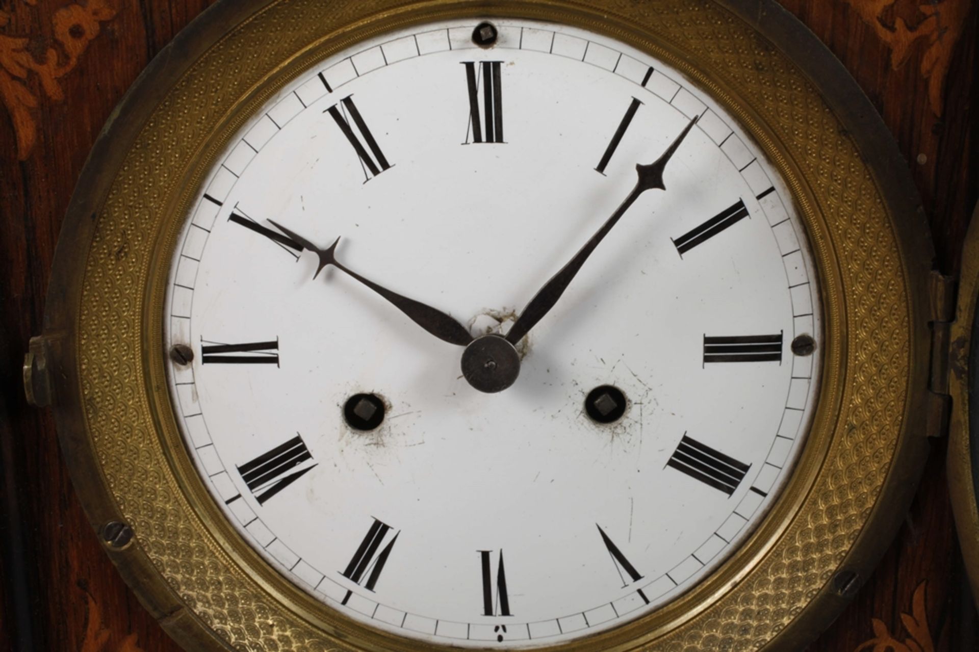 Table clock Biedermeier - Image 3 of 5