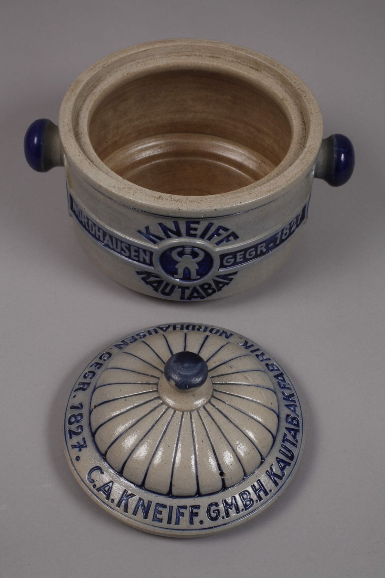 Westerwald three chewing tobacco pots - Image 4 of 4