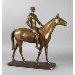 August Waterbeck, Large equestrian sculpture
