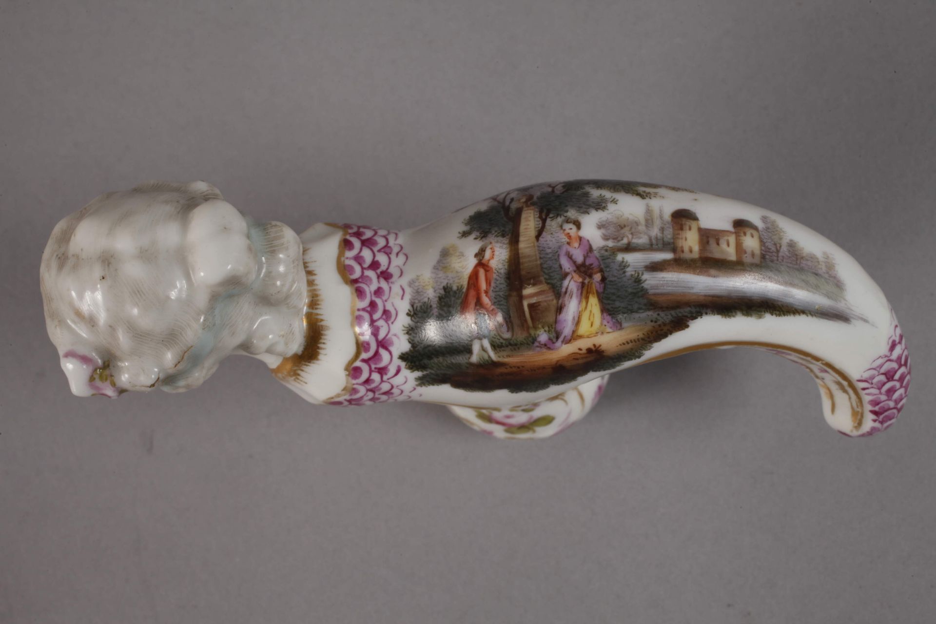 France Cane handle with woman's head - Image 2 of 5