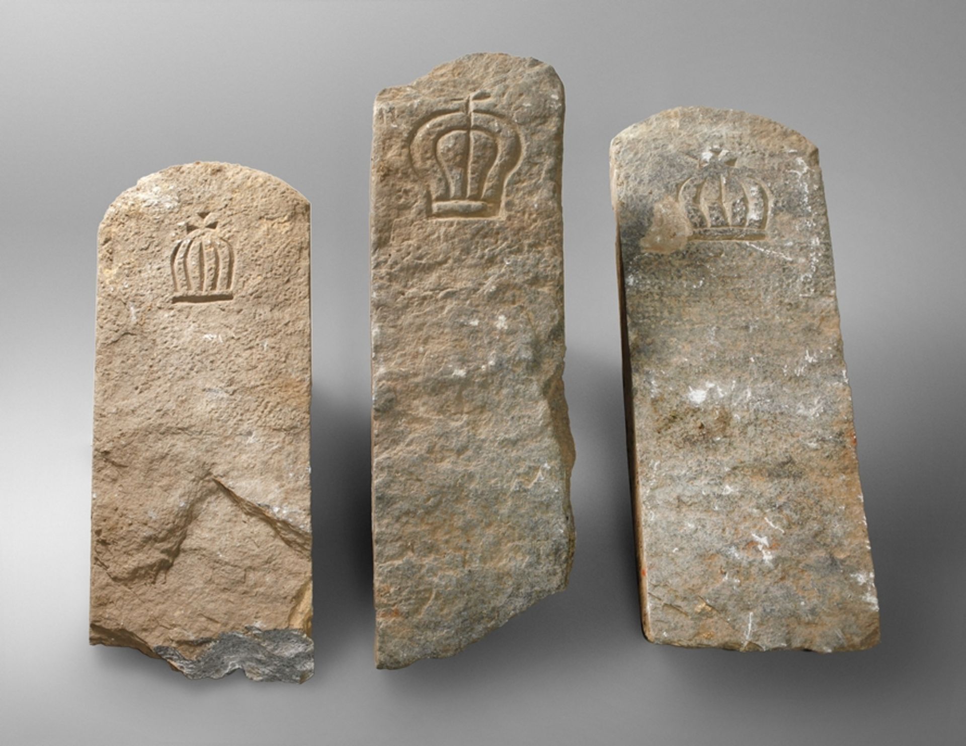 Three Saxon boundary stones