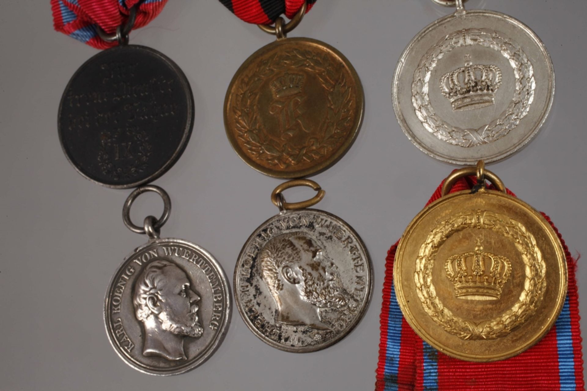 Sechs Medaillen Württemberg - Bild 2 aus 3