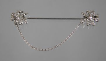 Anstecknadel mit Diamanten