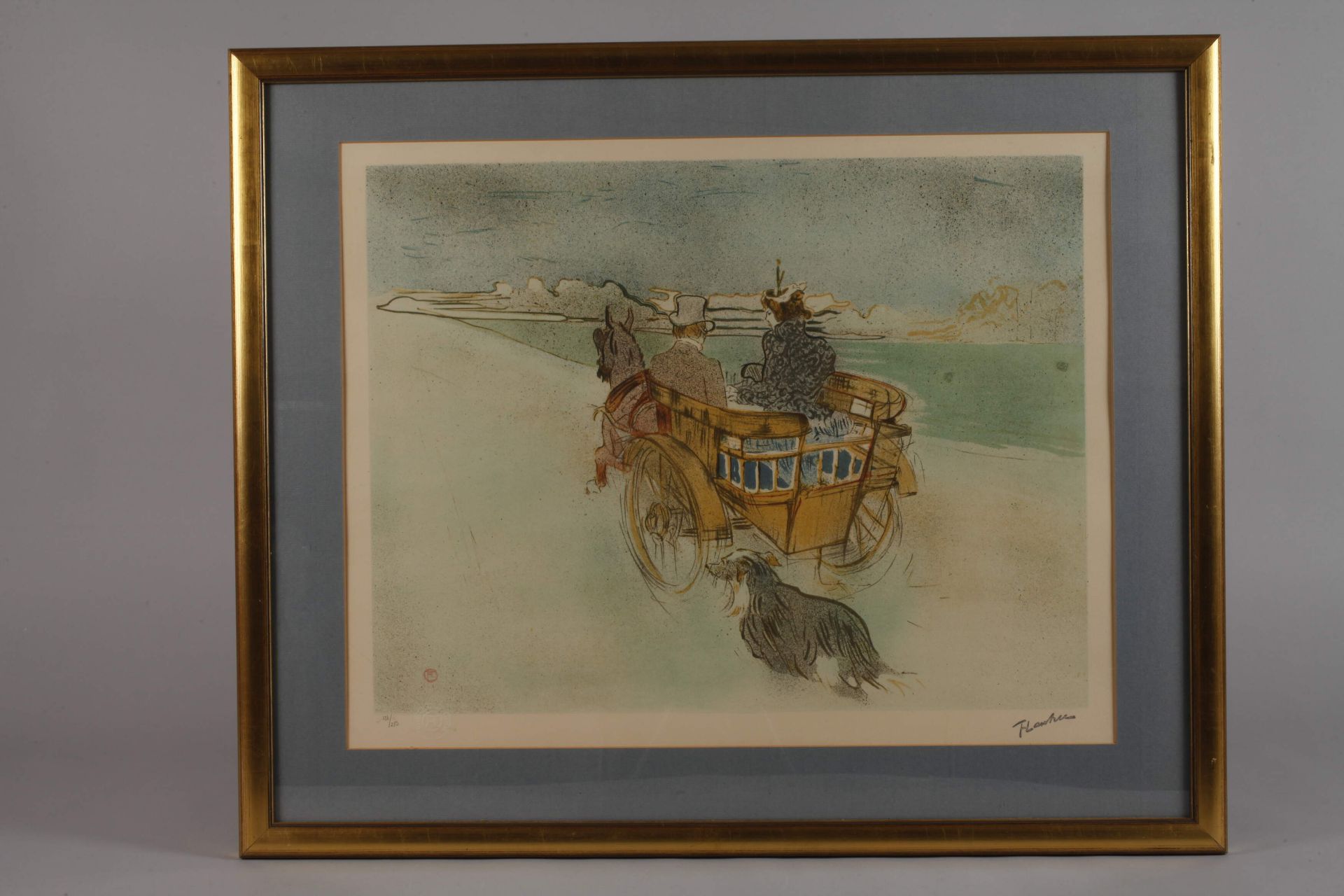 Henri de Toulouse-Lautrec, "La Charette anglaise" - Bild 2 aus 4