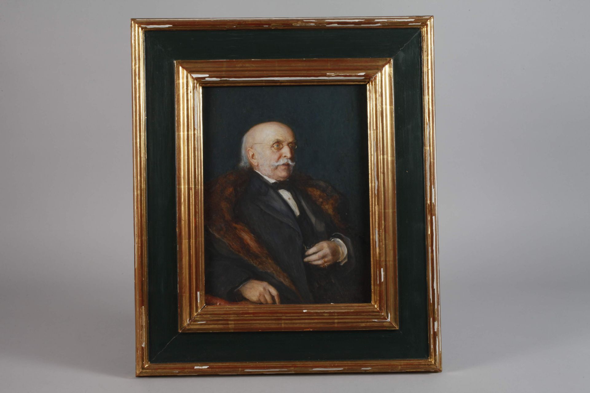 Ludwig Knaus, attr., Herrenportrait - Bild 2 aus 5